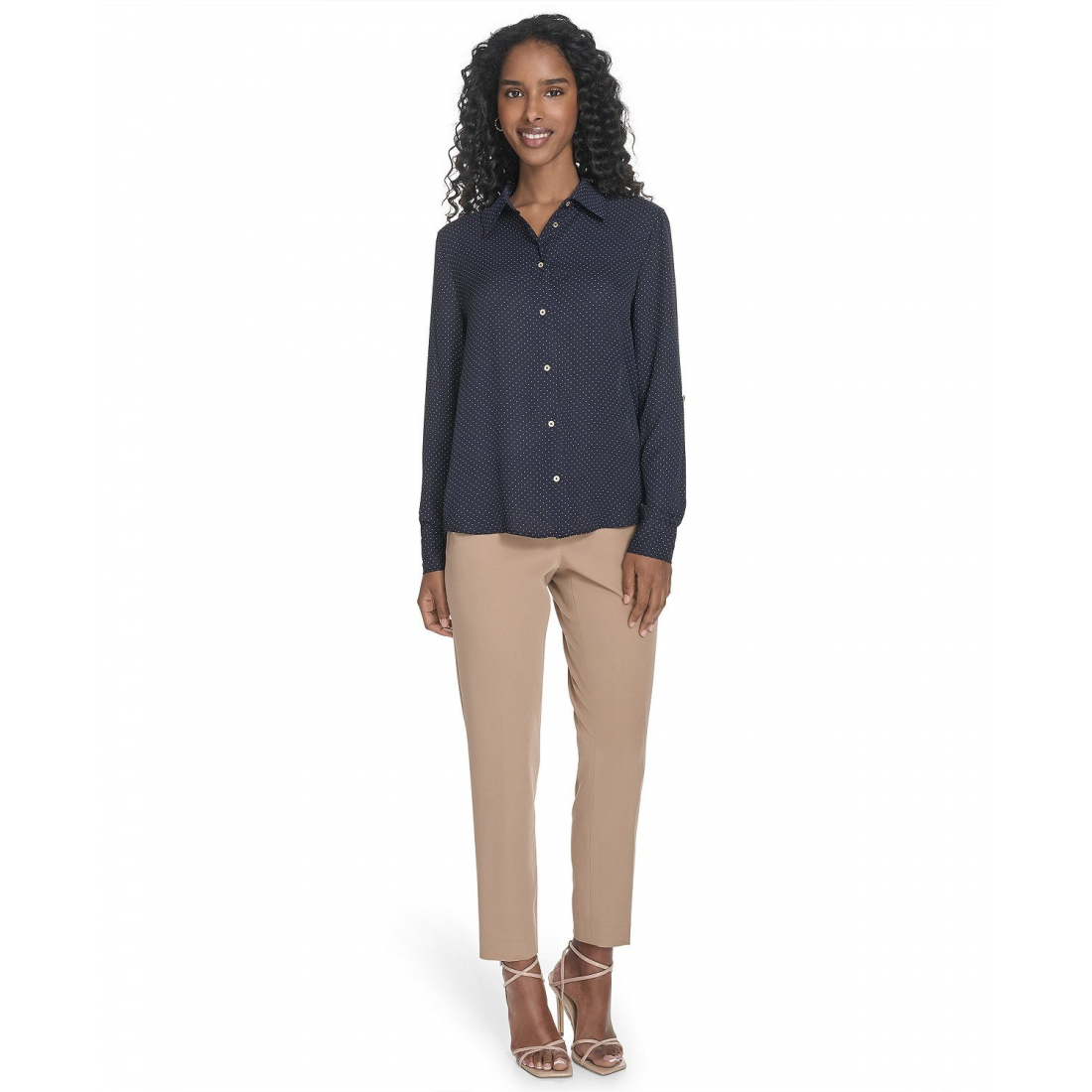 Chemise 'Pin-Dot' pour Femmes