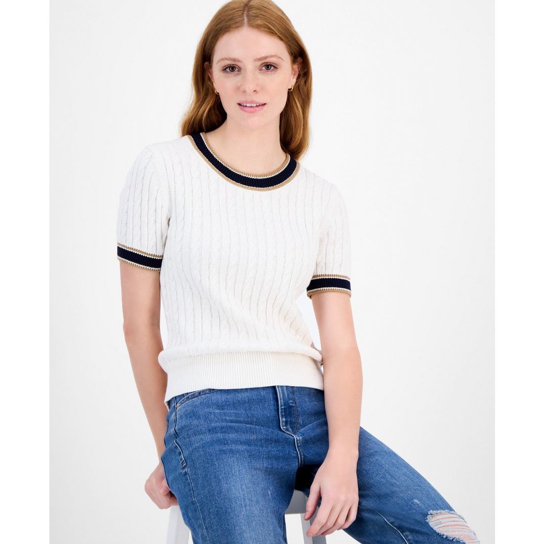 Pull 'Short-Sleeve' pour Femmes