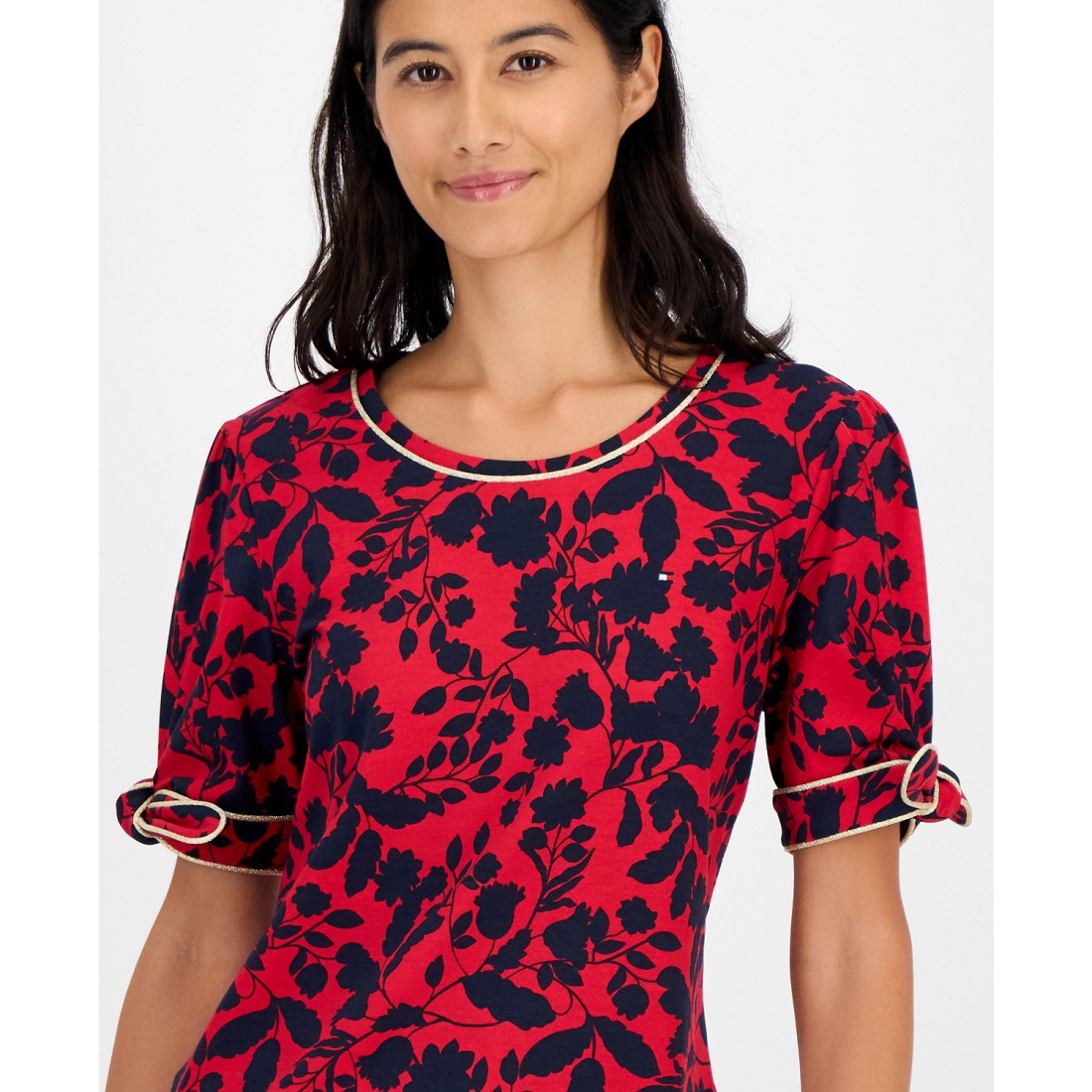 T-shirt 'Tie-Sleeve' pour Femmes