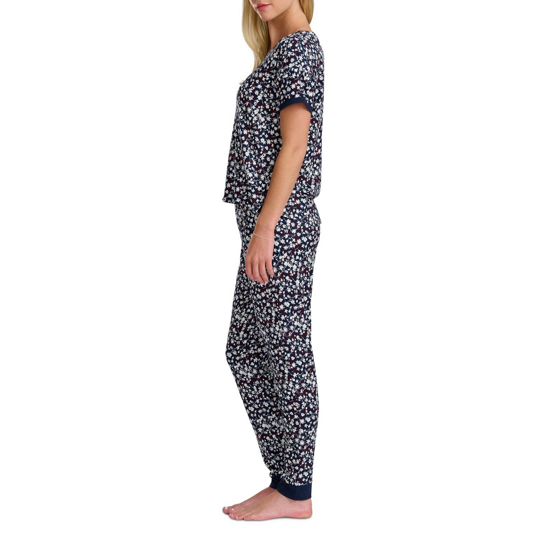Pyjama Set 'T-Shirt And Jogger' pour Femmes