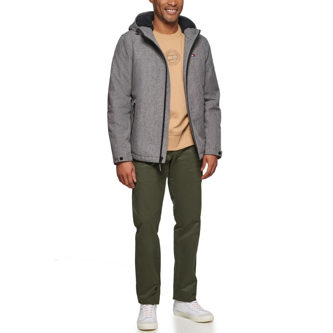 Veste 'Softshell Hooded' pour Hommes