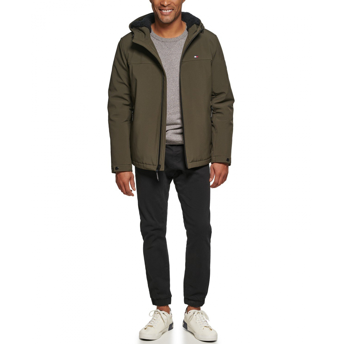 Veste 'Softshell Hooded' pour Hommes