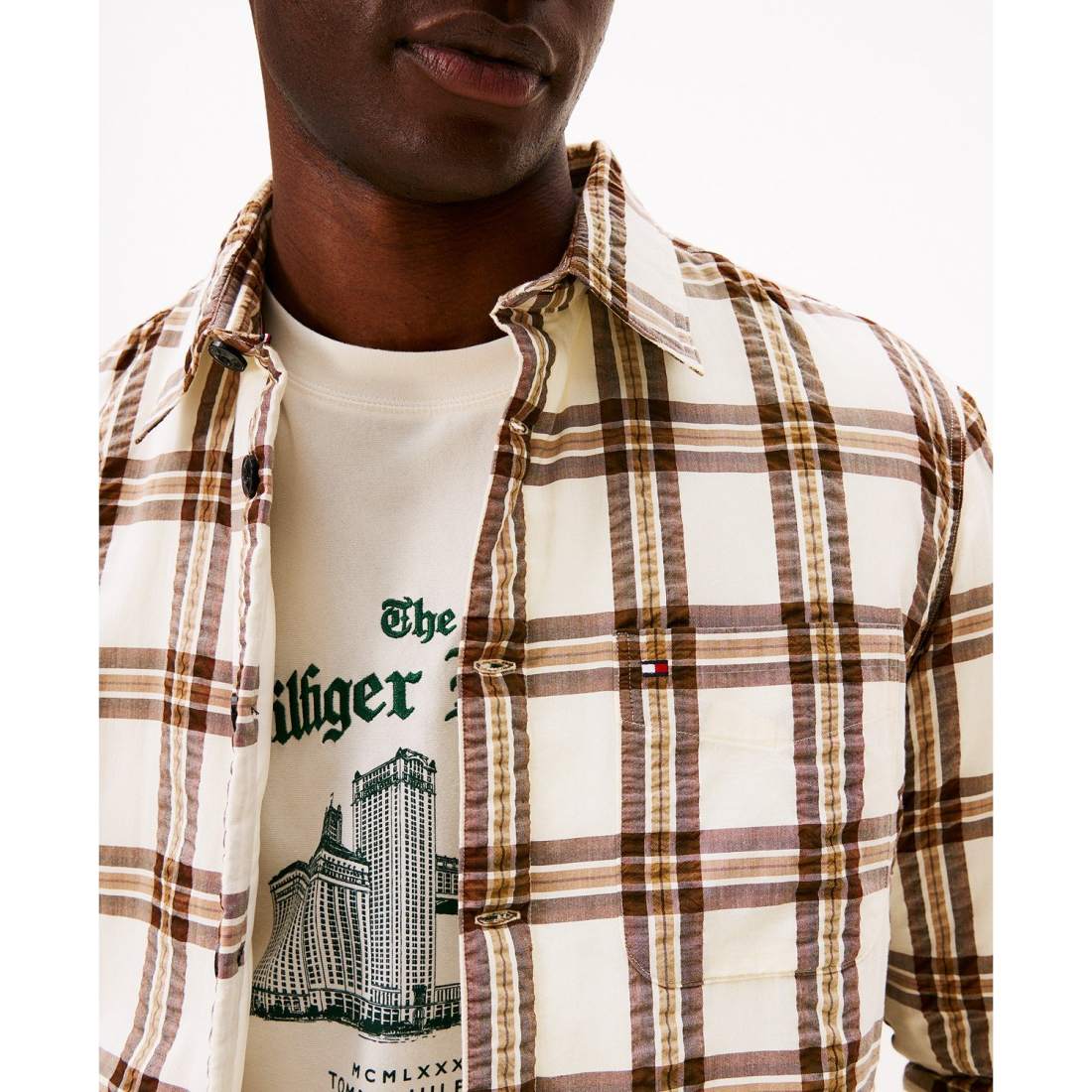 Surchemise 'Padded Relaxed Fit' pour Hommes