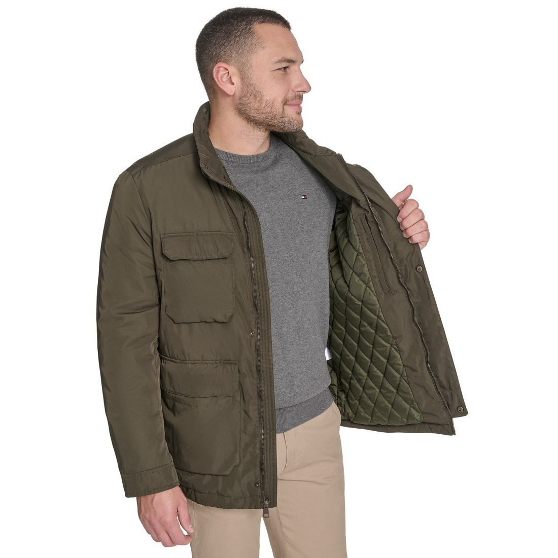 Doudoune 'Four Pocket Military-Inspired Field' pour Hommes
