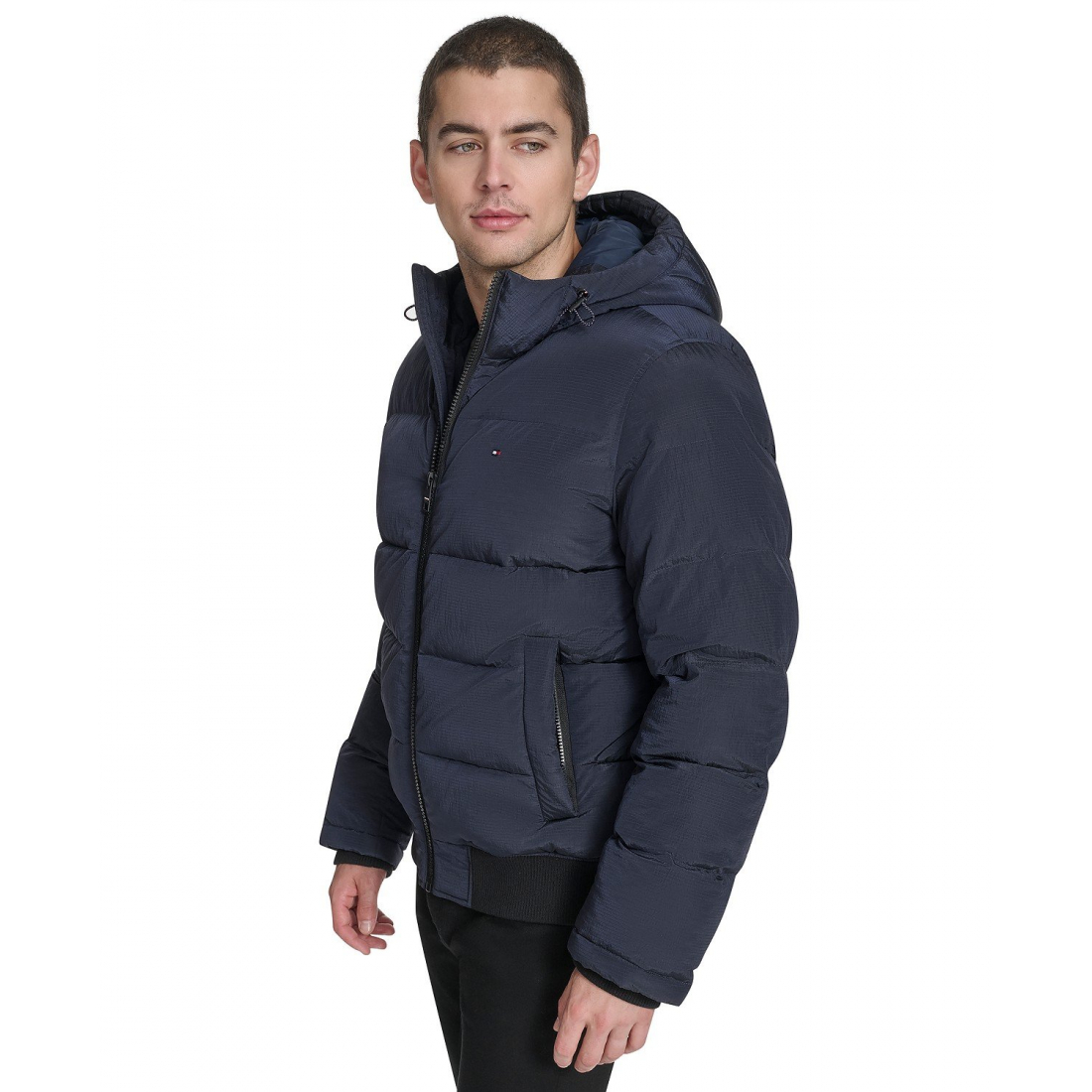 Men's 'Ribstop Hooded Snorkel' Puffer Jacket