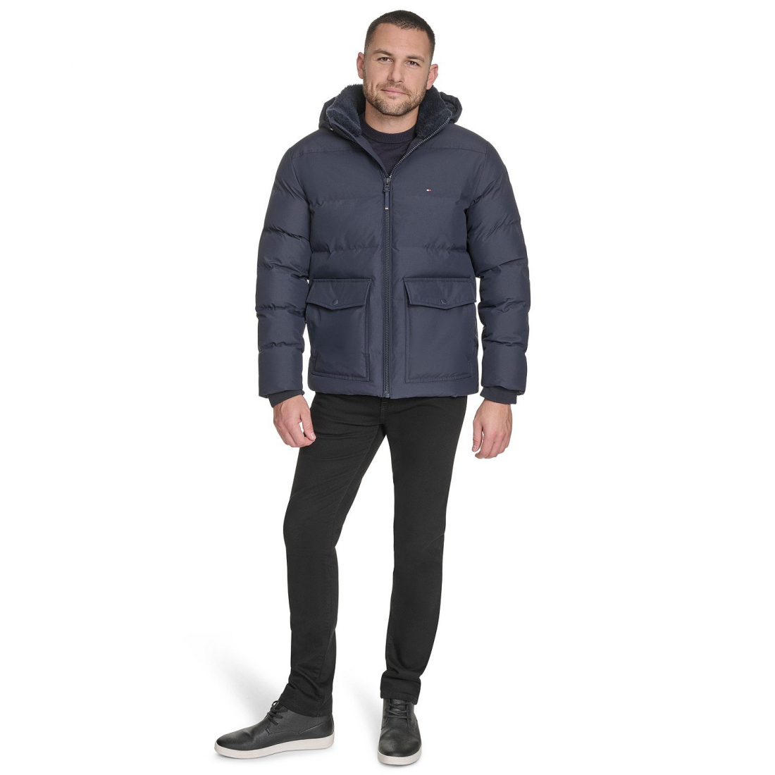Veste matelassée 'Two Pocket Hooded' pour Hommes