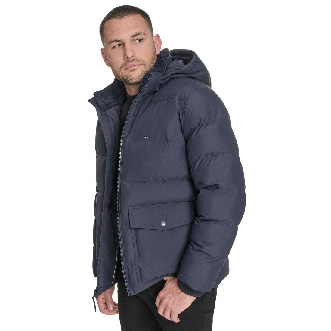 Veste matelassée 'Two Pocket Hooded' pour Hommes