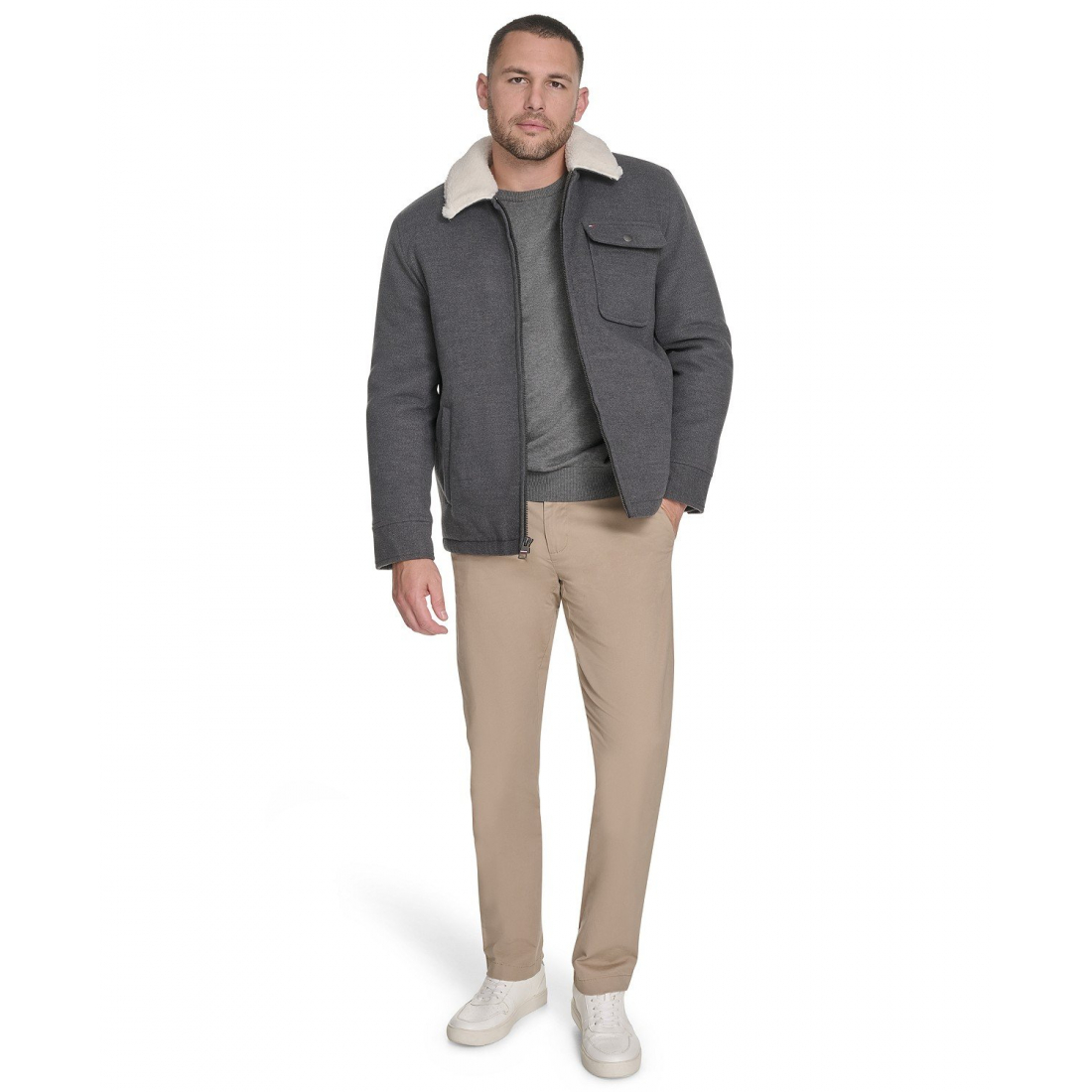 Veste 'Sherpa Collar' pour Hommes