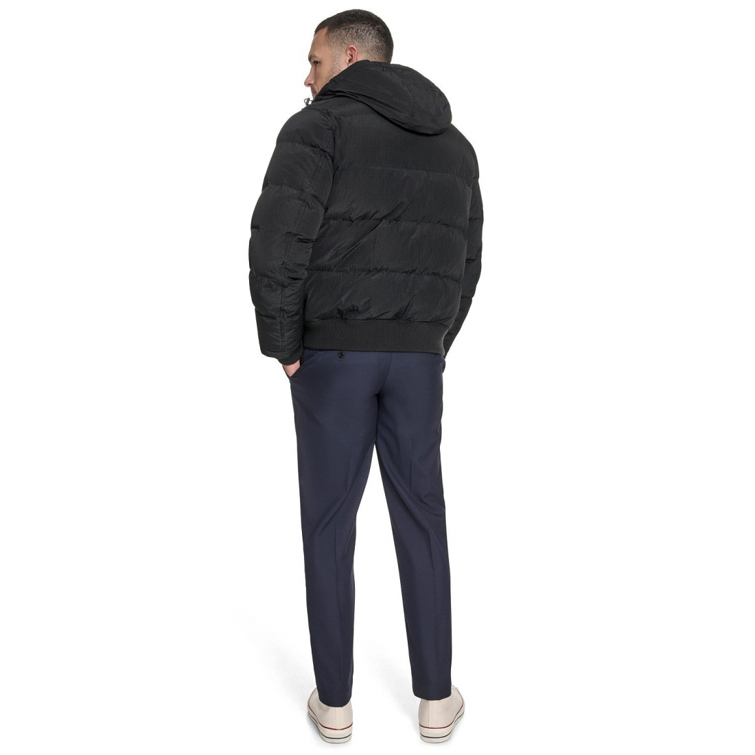 Men's 'Ribstop Hooded Snorkel' Puffer Jacket