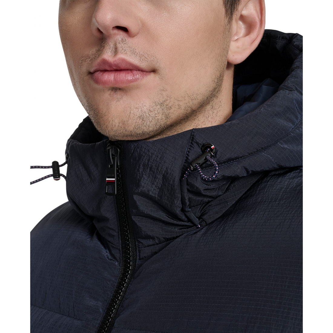 Men's 'Ribstop Hooded Snorkel' Puffer Jacket