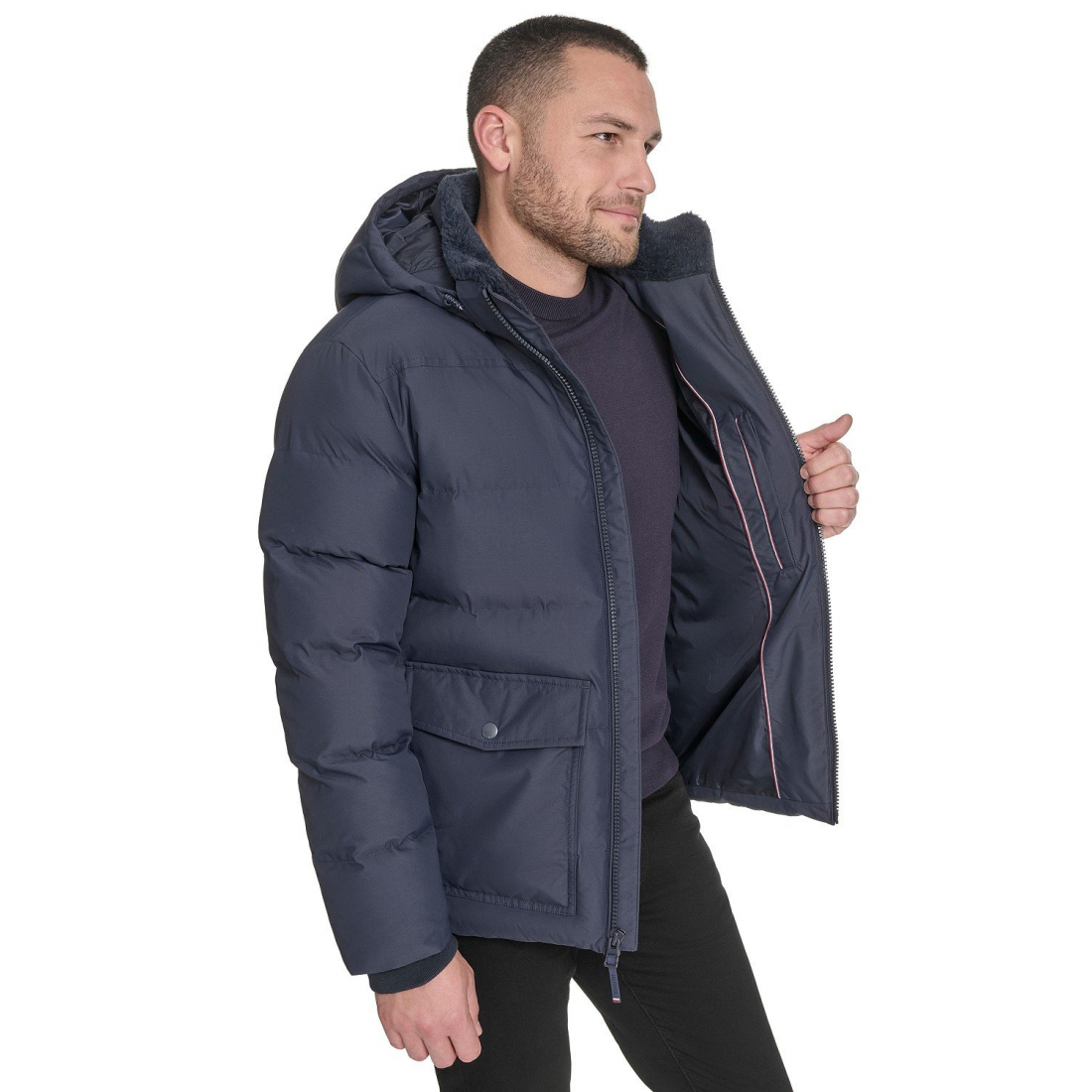 Veste matelassée 'Two Pocket Hooded' pour Hommes
