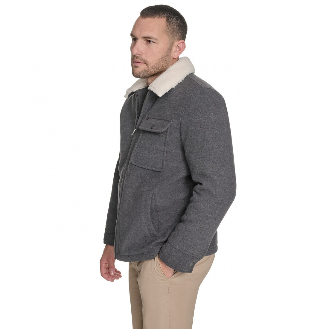 Veste 'Sherpa Collar' pour Hommes