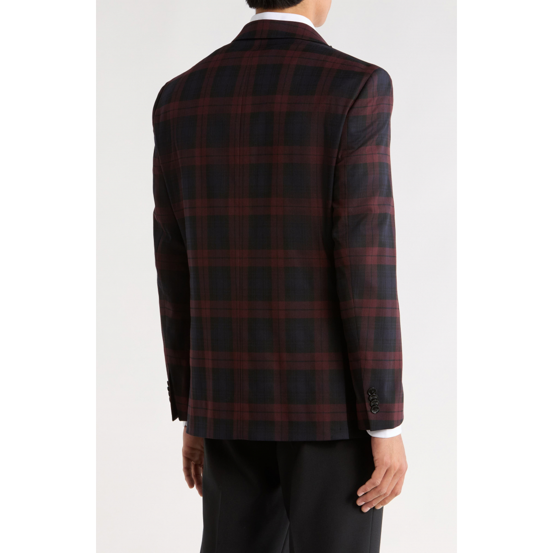 Blazer 'Plaid Two-Button' pour Hommes
