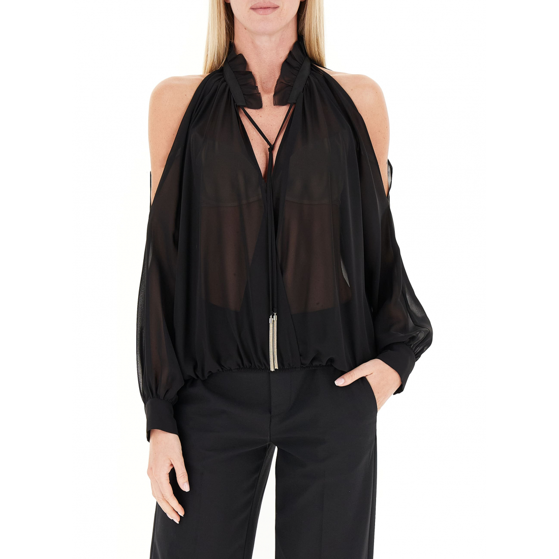 Blouse à épaules dénudées pour Femmes