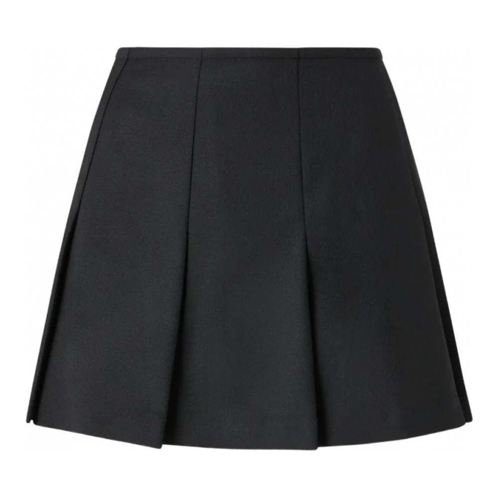 'Pleated-Design' Mini Rock für Damen