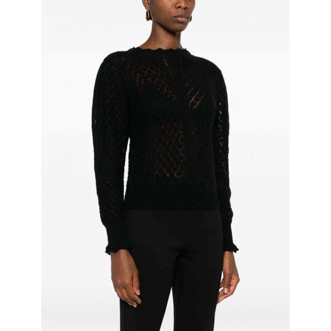 Pull 'Ruffled-Cuff' pour Femmes