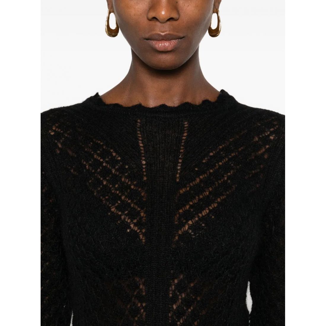 Pull 'Ruffled-Cuff' pour Femmes