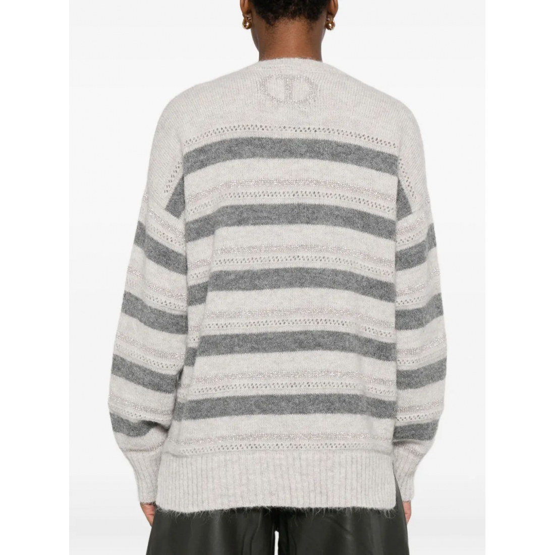 Women's 'Striped V-Neck' Sweater