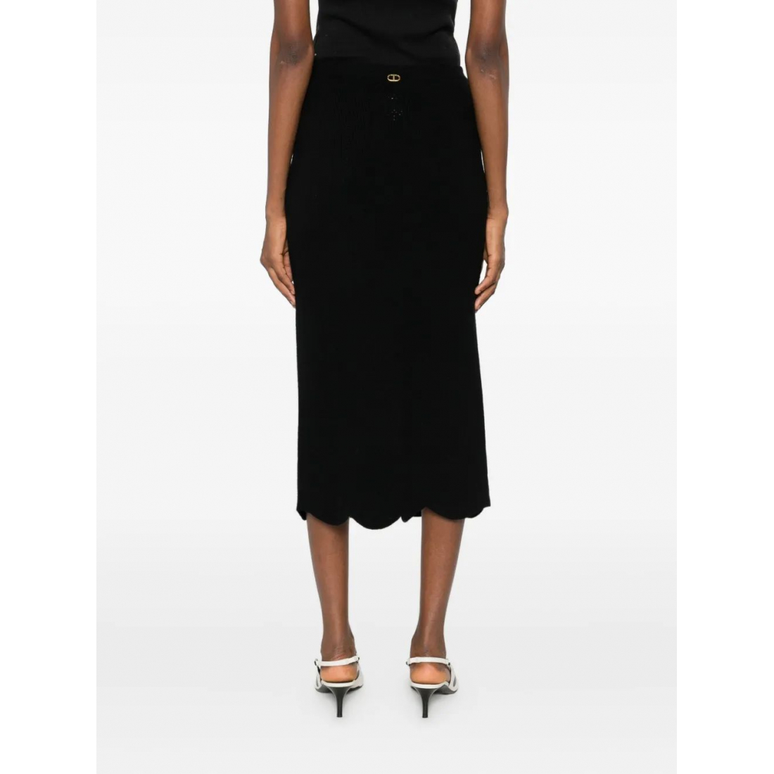 Women's 'Scallop-Hem' Midi Skirt