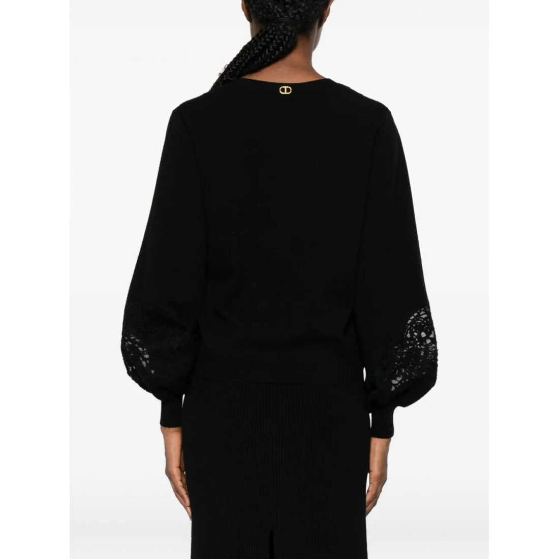 Women's 'Lace-Sleeves' Sweater