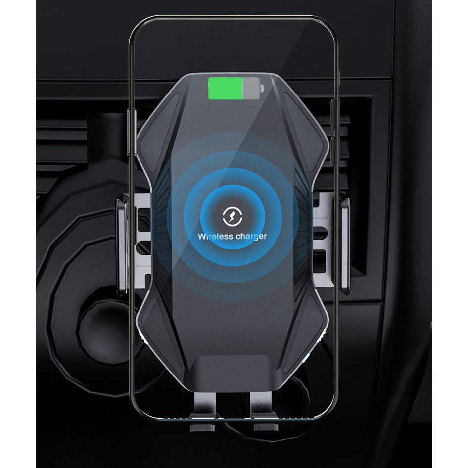 15-W-Autotelefonhalterung mit integrierter kabelloser Ladefunktion