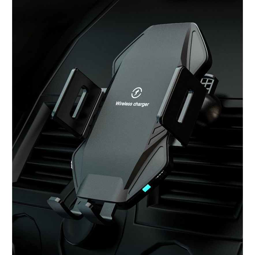15-W-Autotelefonhalterung mit integrierter kabelloser Ladefunktion