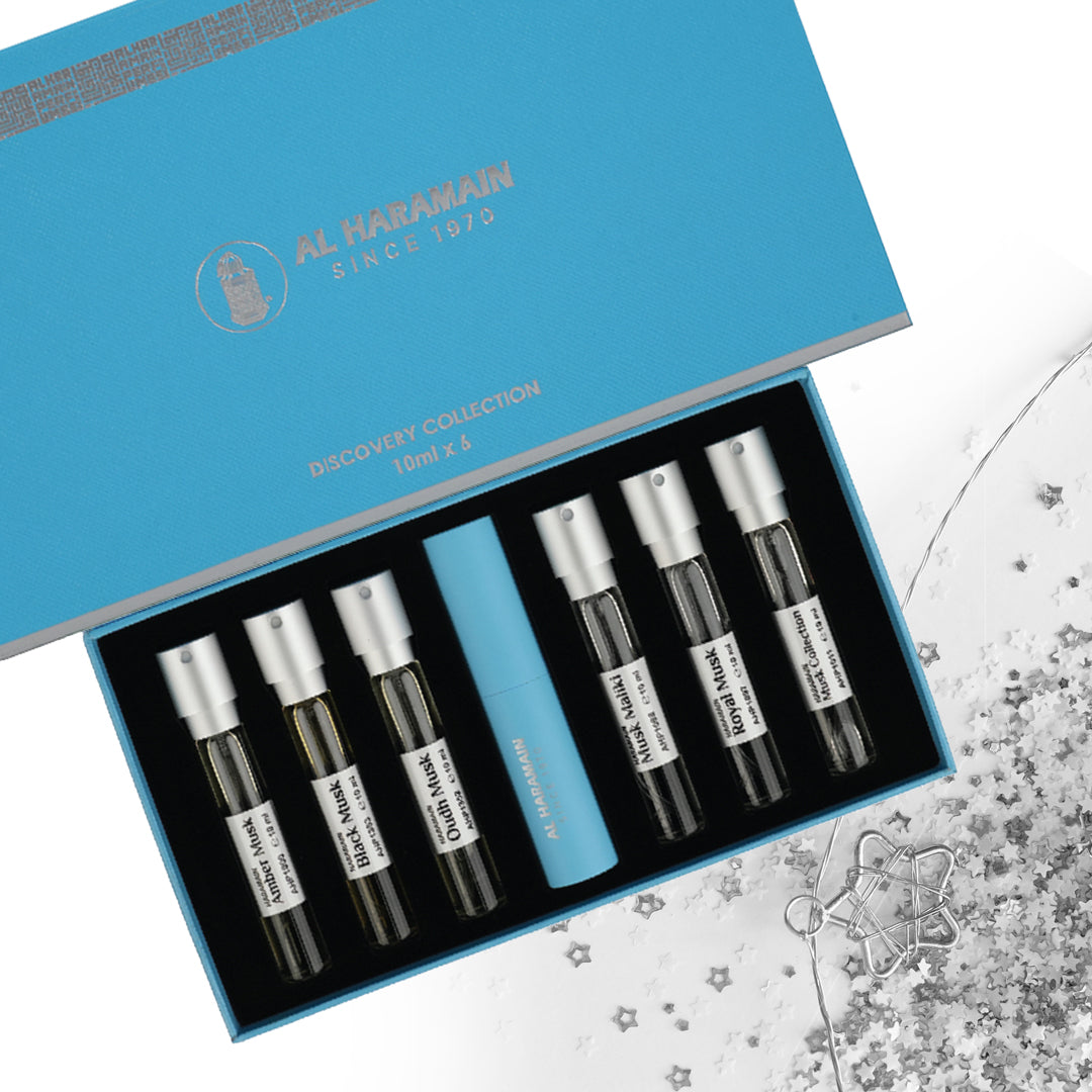 Coffret de parfum 'Discovery Collection Musk Series' - 10 ml, 6 Pièces