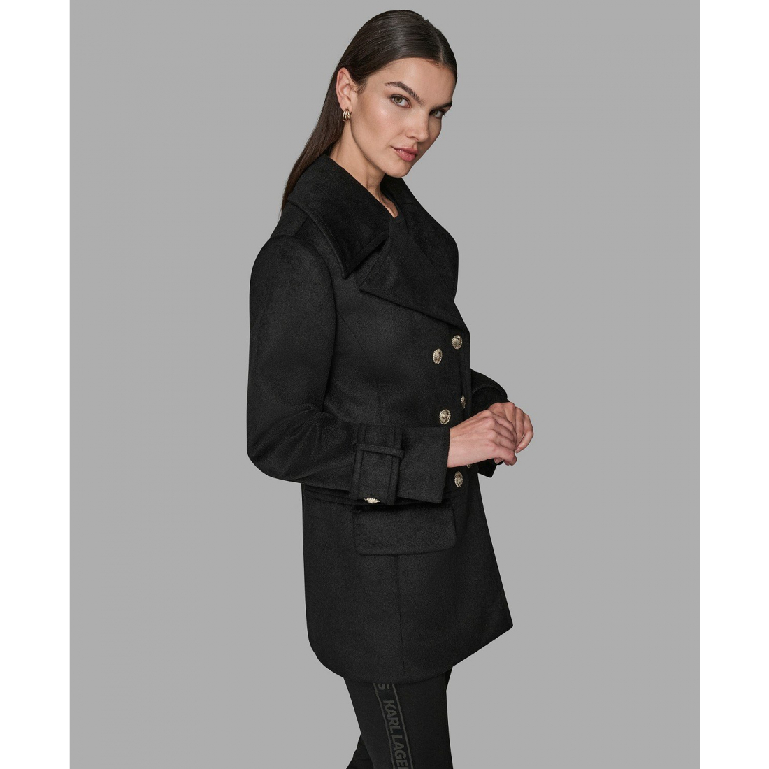 Caban 'Dropped Waist' pour Femmes