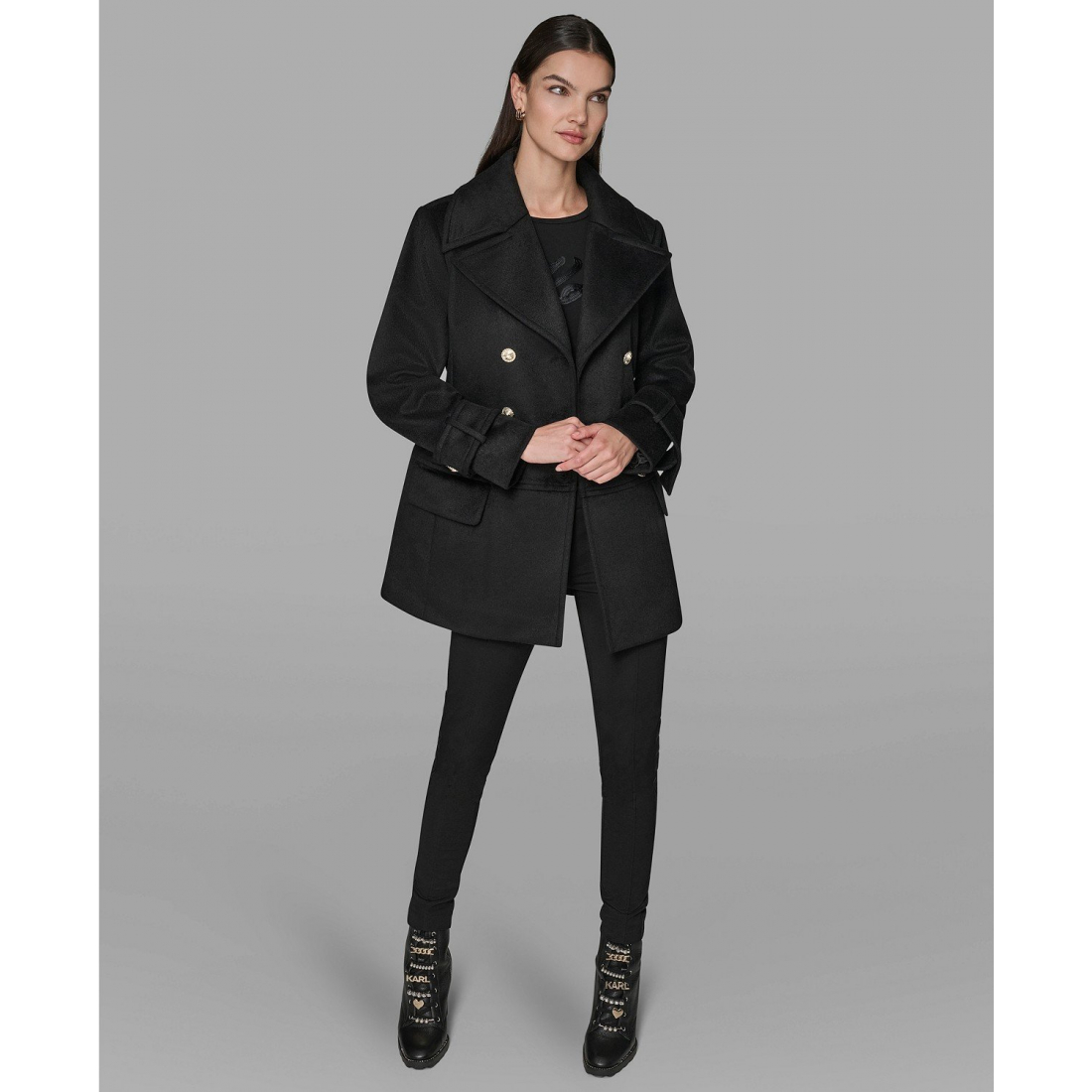 Caban 'Dropped Waist' pour Femmes