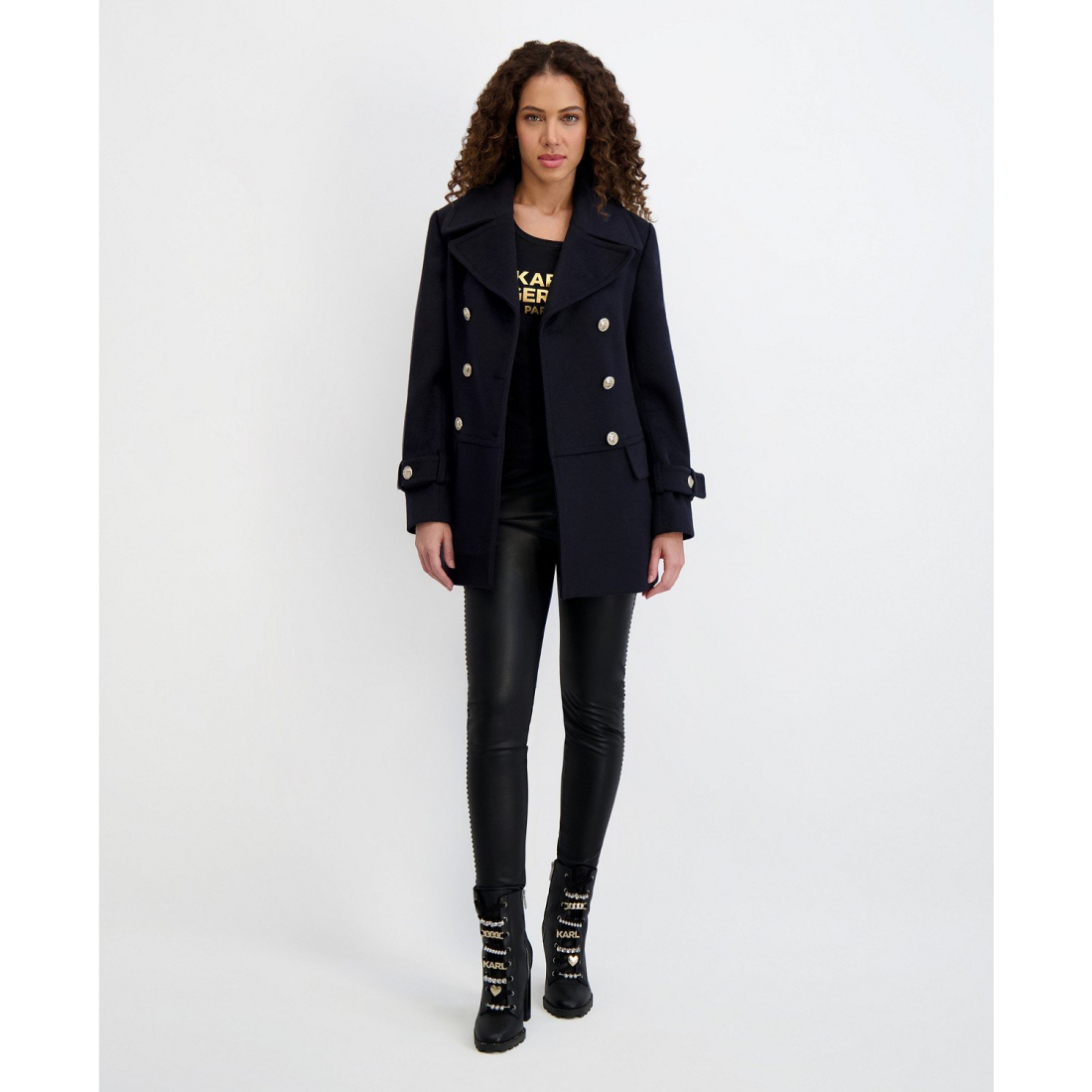 Caban 'Dropped Waist' pour Femmes