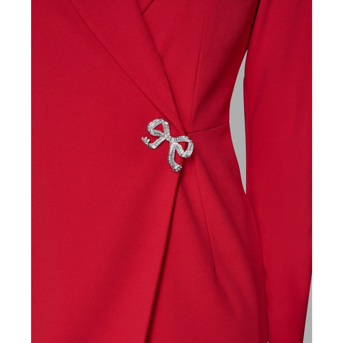 'Collared Neck Jacket Dress' pour Femmes