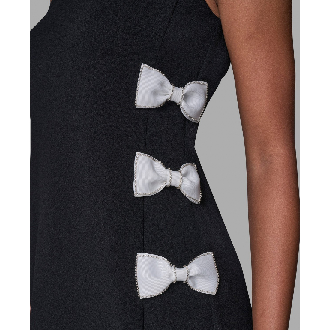 'Bow Detail Crew Neck Sheath Dress' pour Femmes
