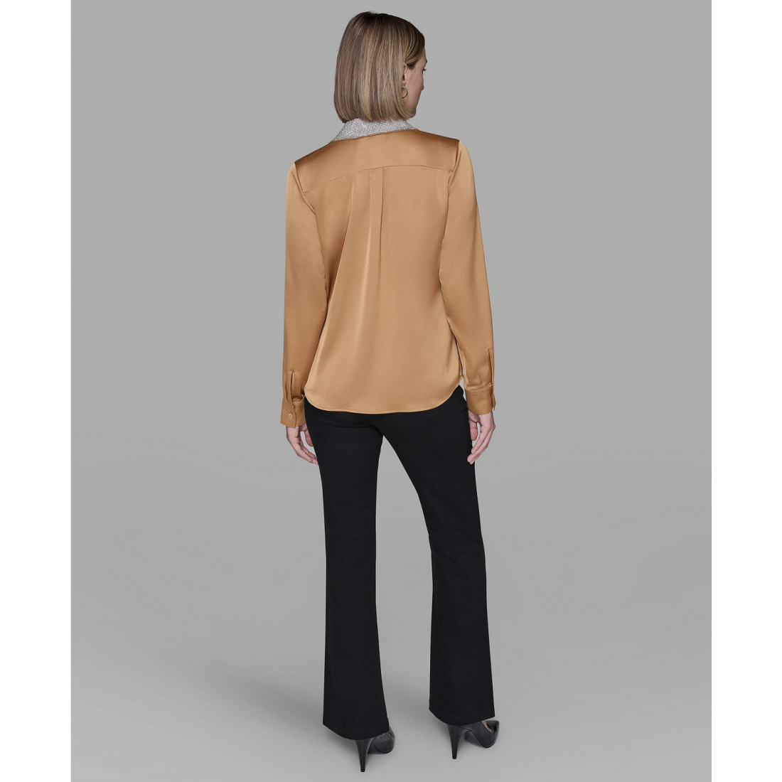 'Collared Neck Shirt' pour Femmes