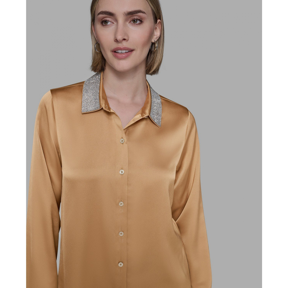 'Collared Neck Shirt' pour Femmes