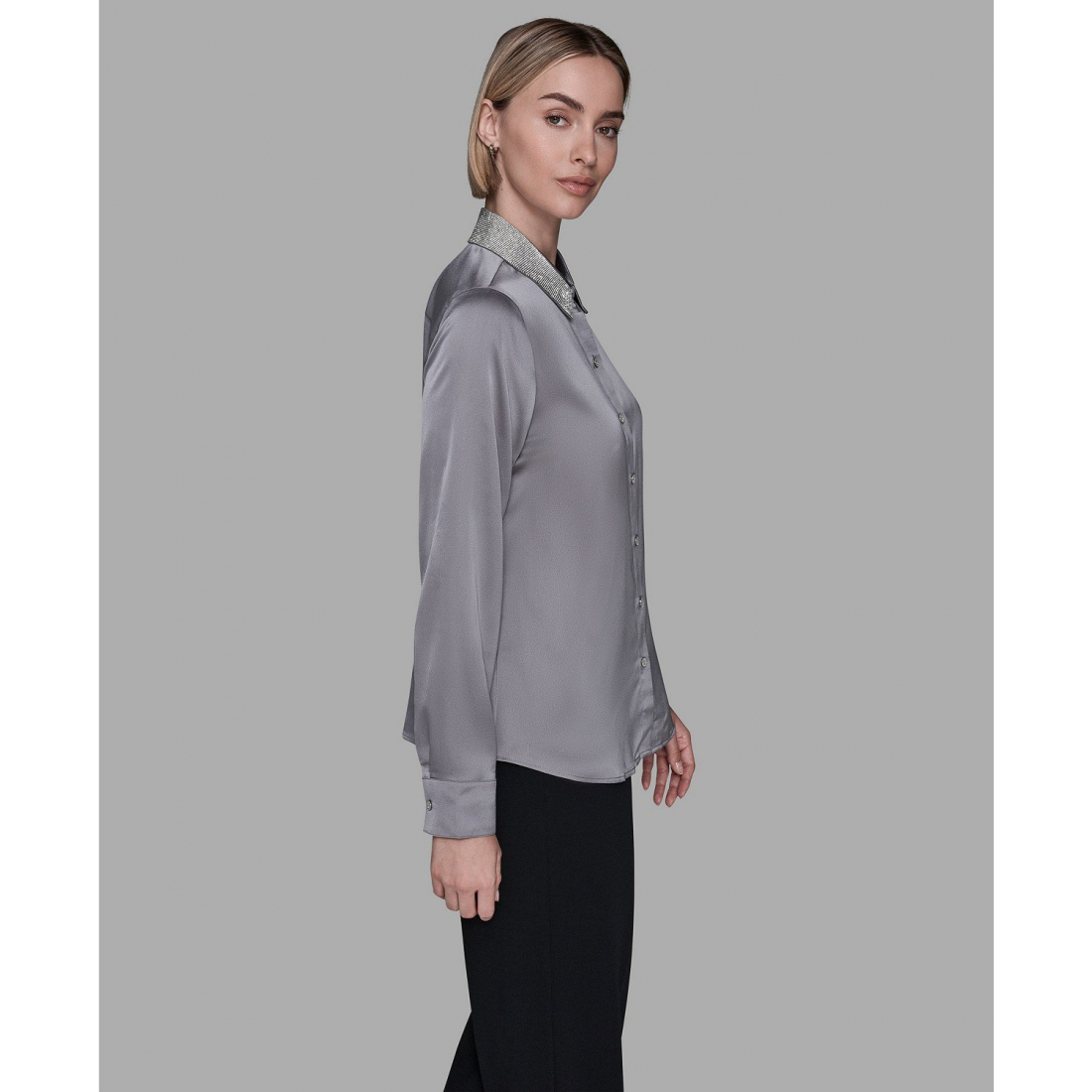 'Collared Neck Shirt' pour Femmes