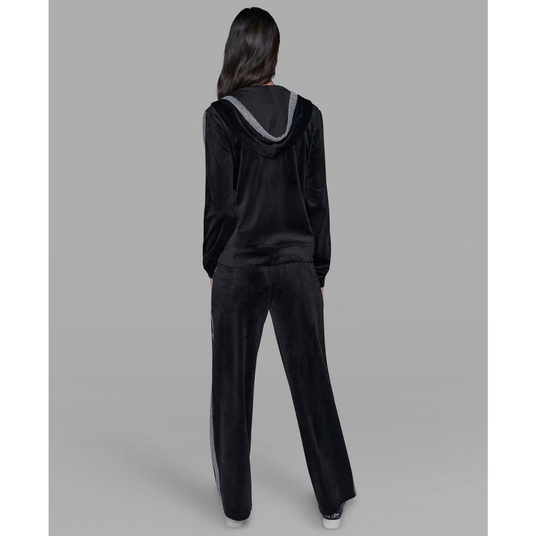 'Zip-Up Hooded Jacket' pour Femmes