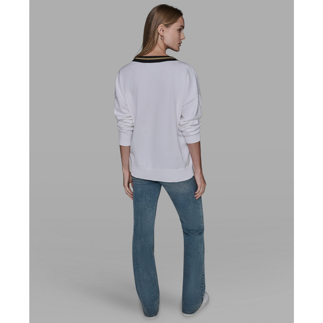 'Patch Detail Sweater' pour Femmes