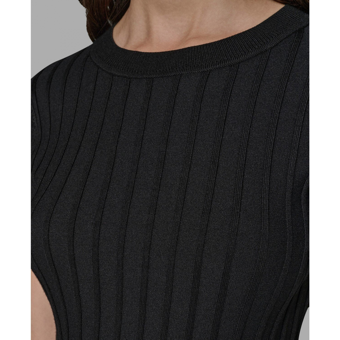 'Short Sleeve Sweater Knit Top' pour Femmes