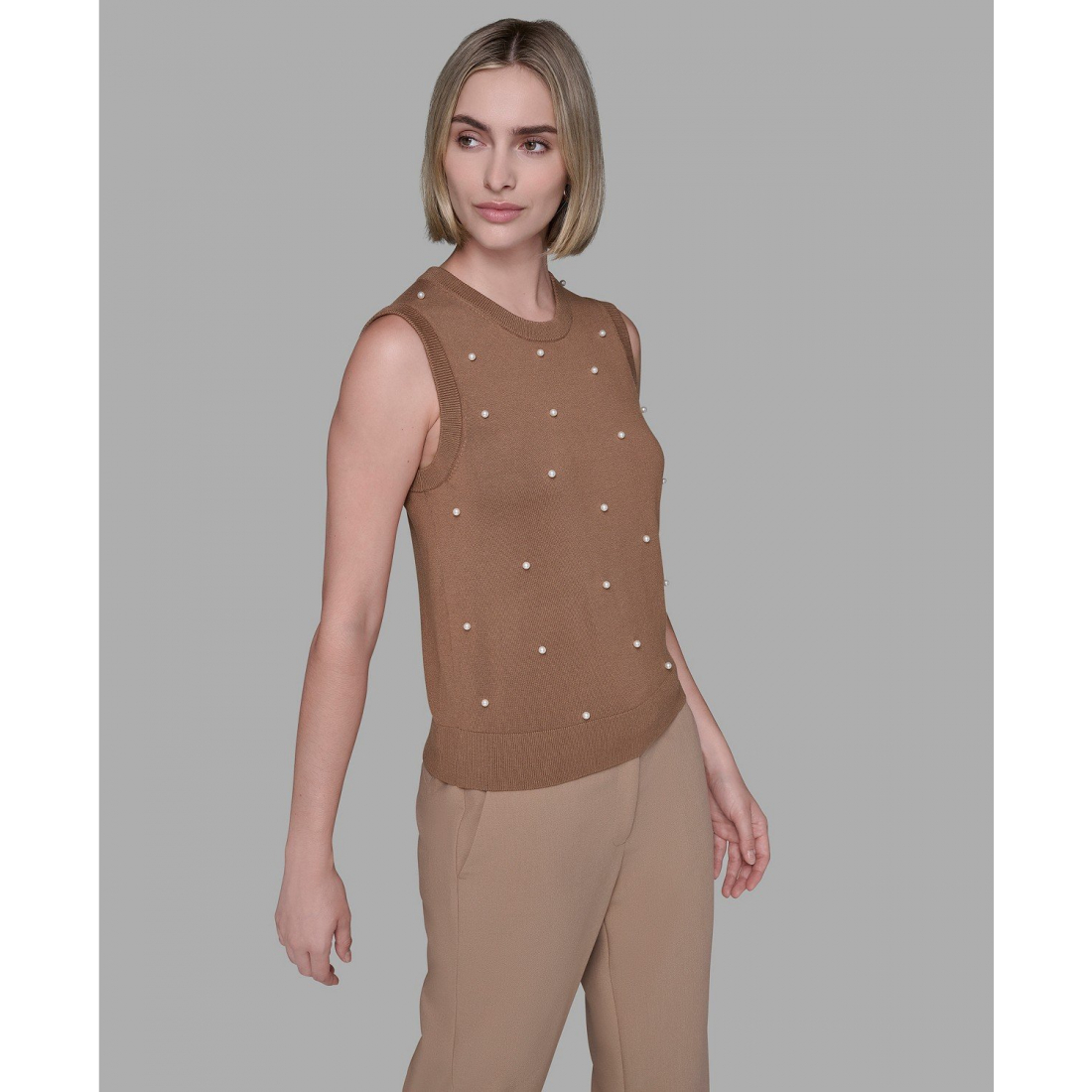 'Round Neck Top' pour Femmes