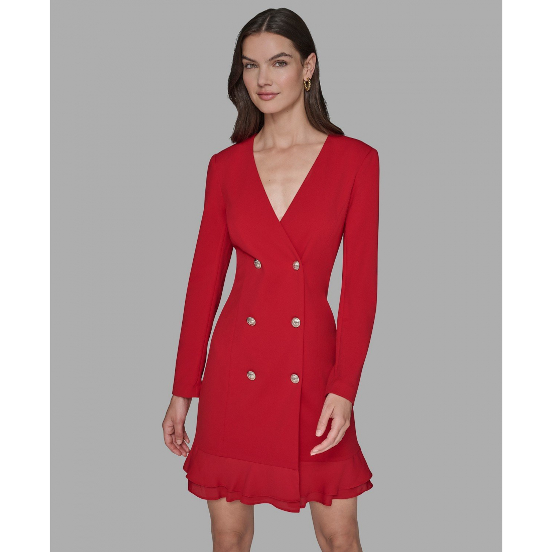'Double-Breasted Jacket Dress' pour Femmes