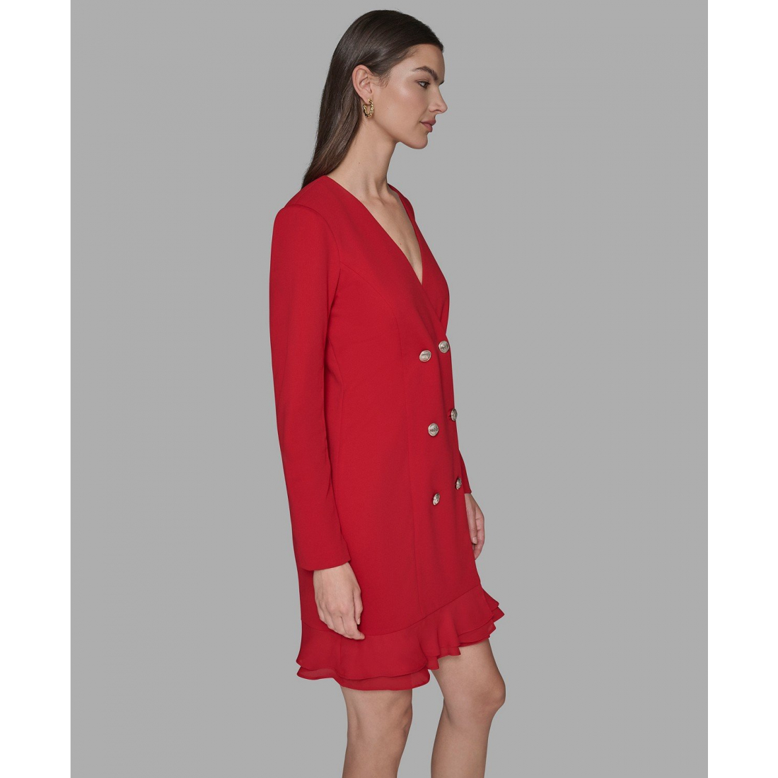 'Double-Breasted Jacket Dress' pour Femmes