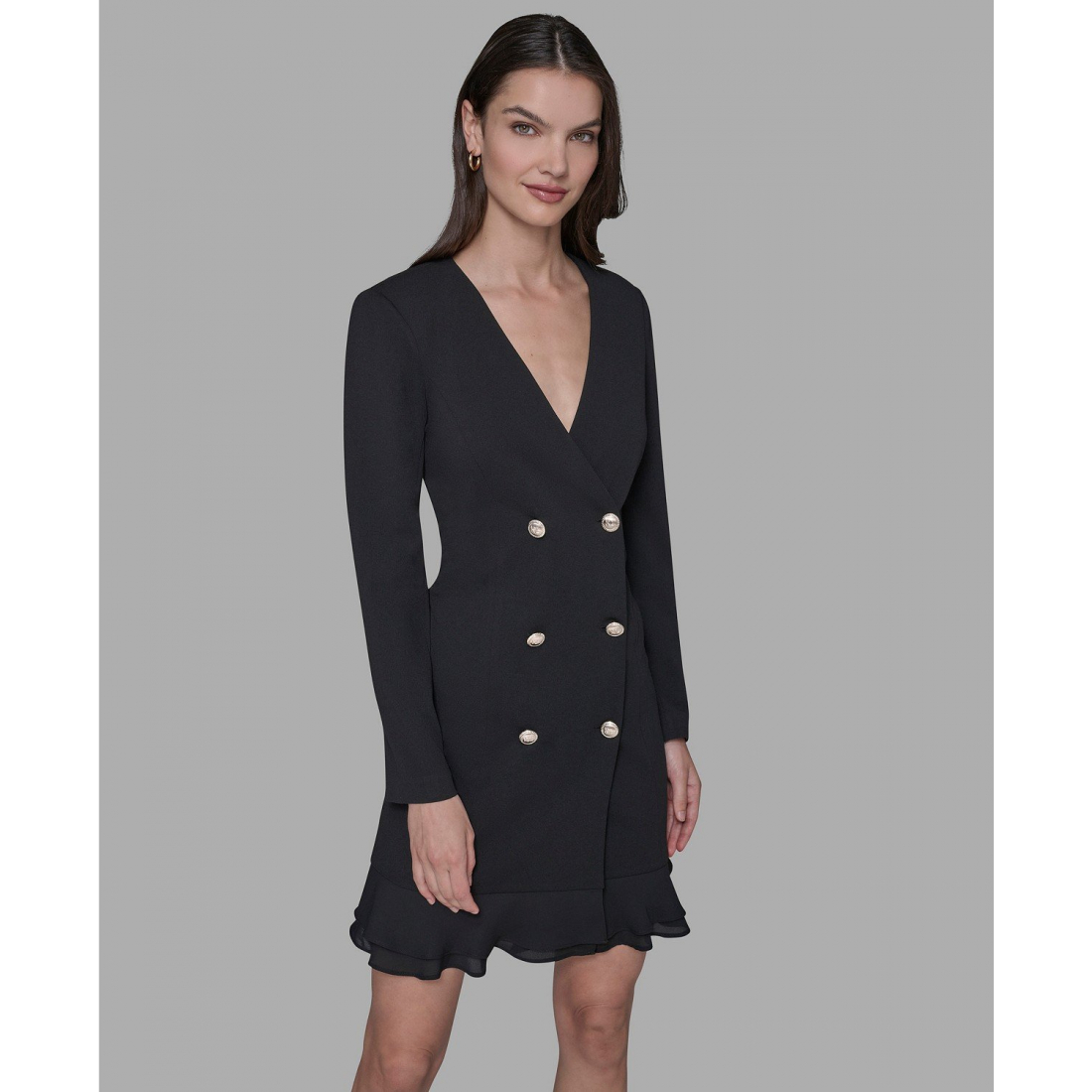 'Double-Breasted Jacket Dress' pour Femmes