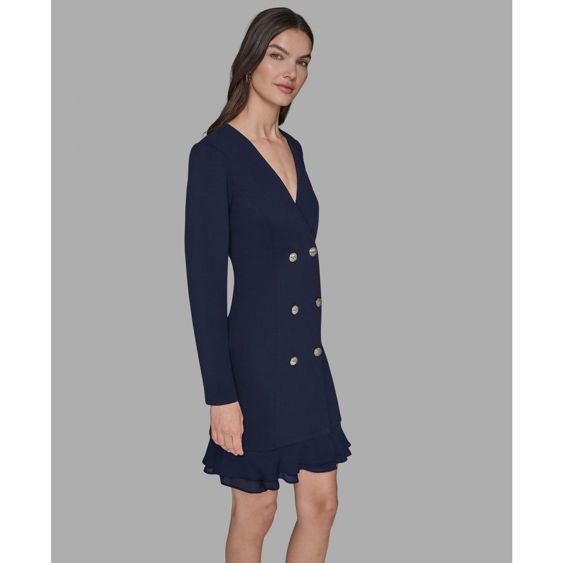 'Double-Breasted Jacket Dress' pour Femmes