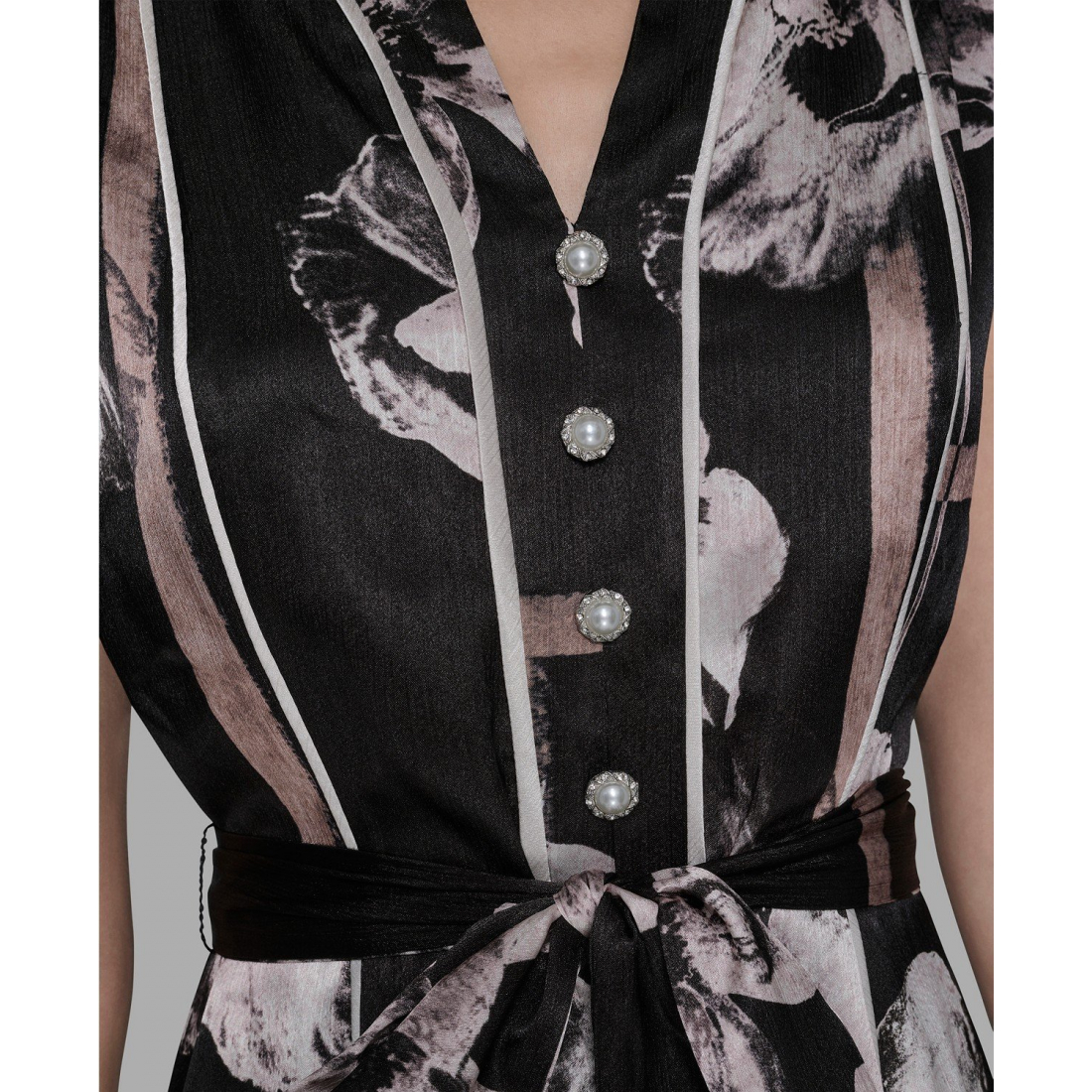 'Printed Midi Dress' pour Femmes