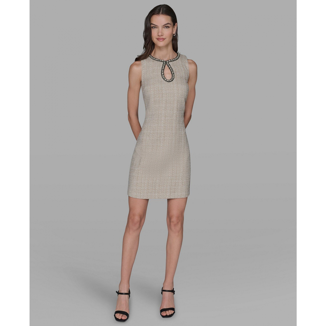 'Crewneck Shift Dress' pour Femmes