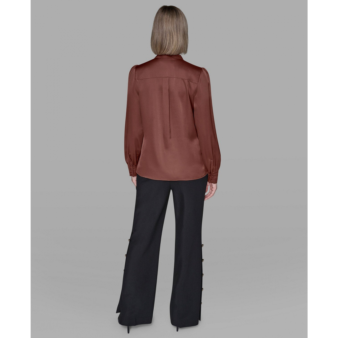 'Tie Neck Top' pour Femmes