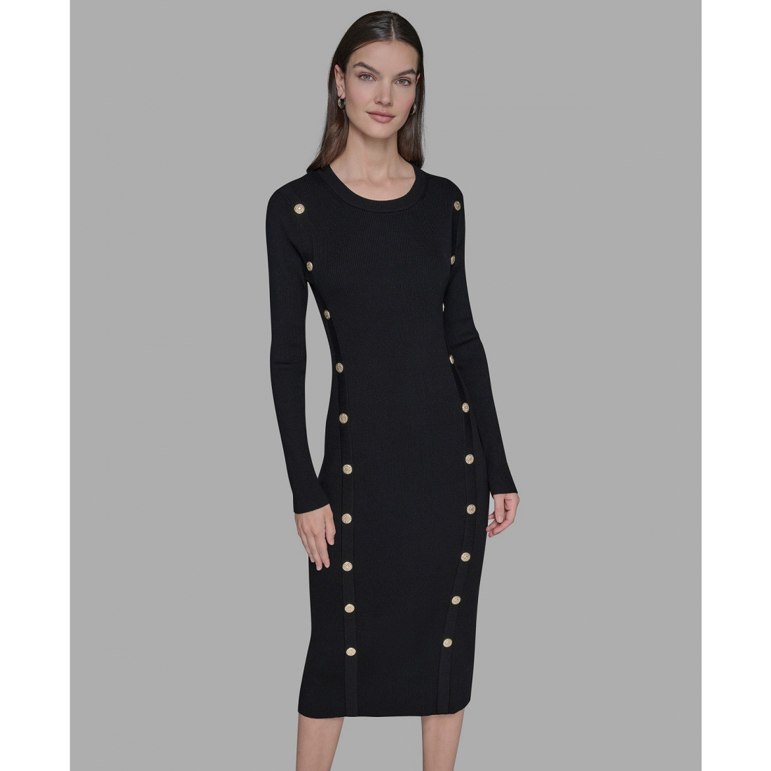 'Long Sleeves Bodycon Dress' pour Femmes