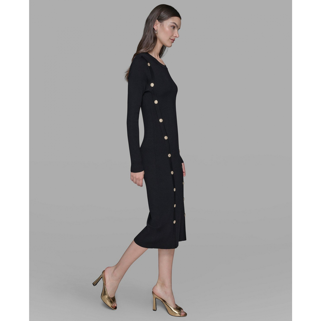 'Long Sleeves Bodycon Dress' pour Femmes