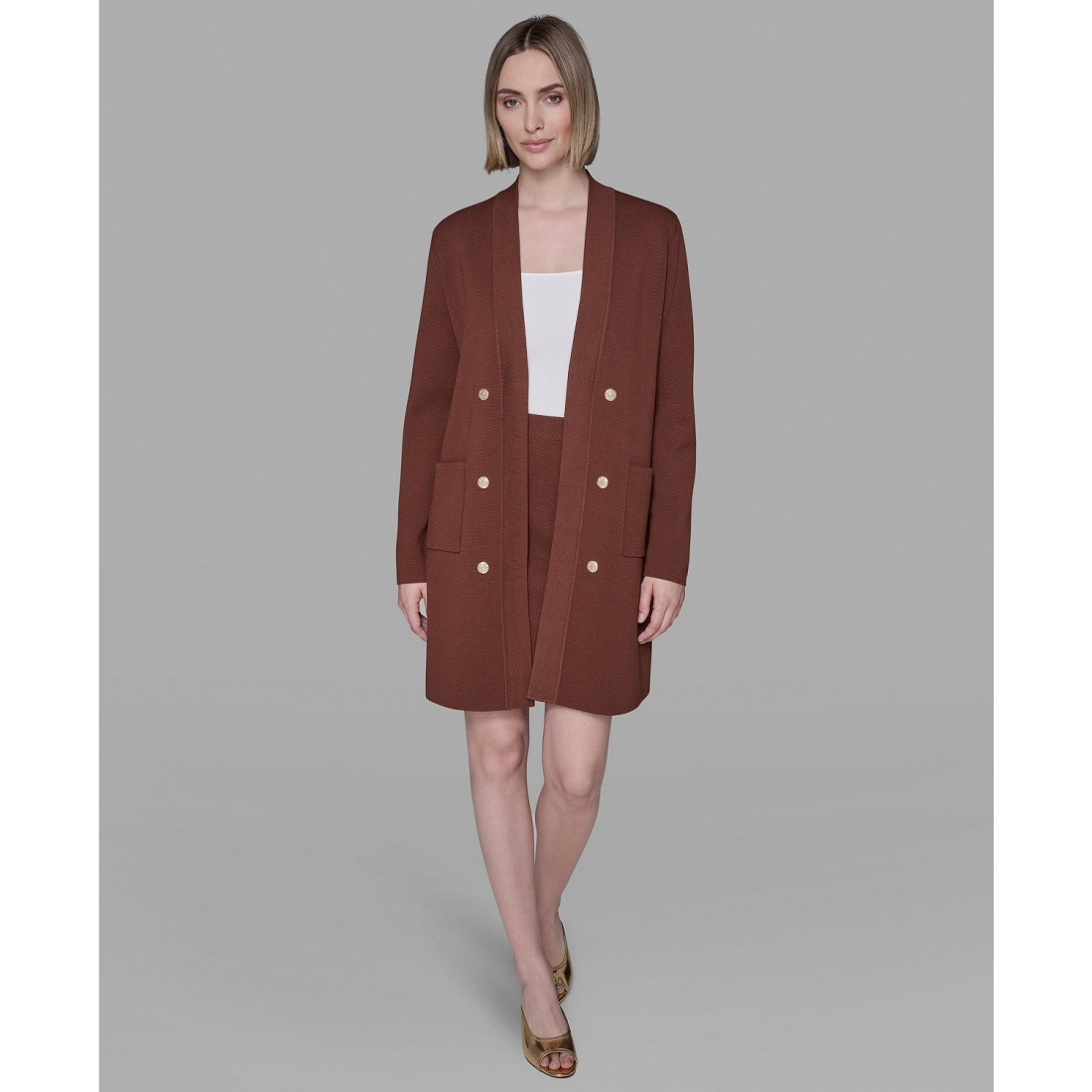 'Long Sleeves Cardigan Sweater' pour Femmes