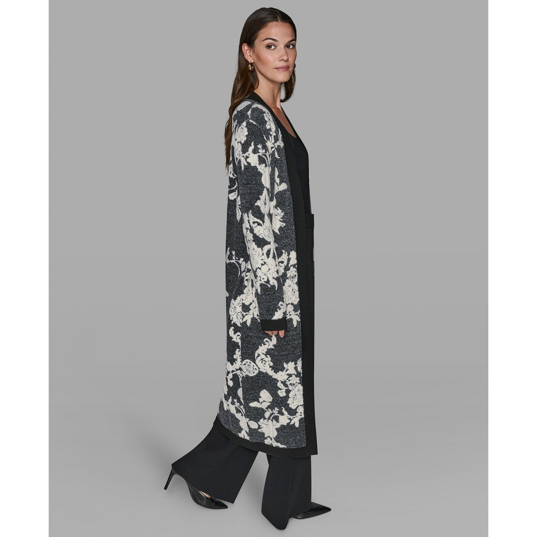 'Long Sleeves Cardigan Sweater' pour Femmes